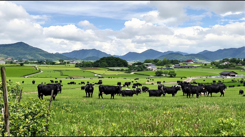 宮崎牛の牧場