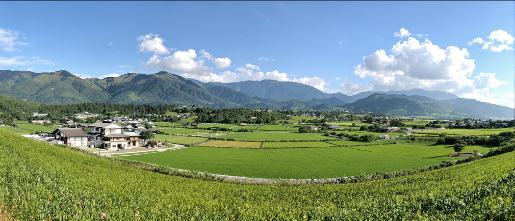 田中牧場の風景